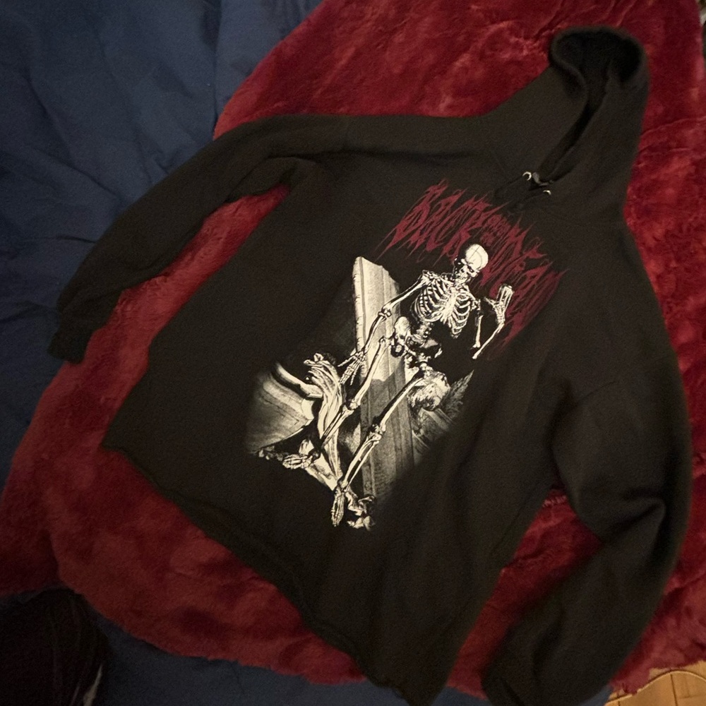 Dolls kill widow black hoodie